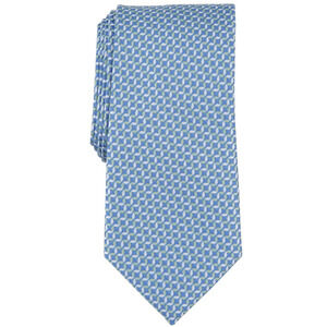 Perry Ellis Men Haine Mini-Chevron Tie Green Multi